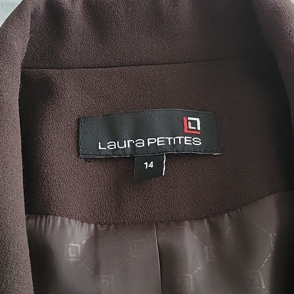 Laura Petites Brown Blazer - Picture 3 of 6